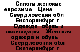 Сапоги женские еврозима › Цена ­ 1 000 - Свердловская обл., Екатеринбург г. Одежда, обувь и аксессуары » Женская одежда и обувь   . Свердловская обл.,Екатеринбург г.